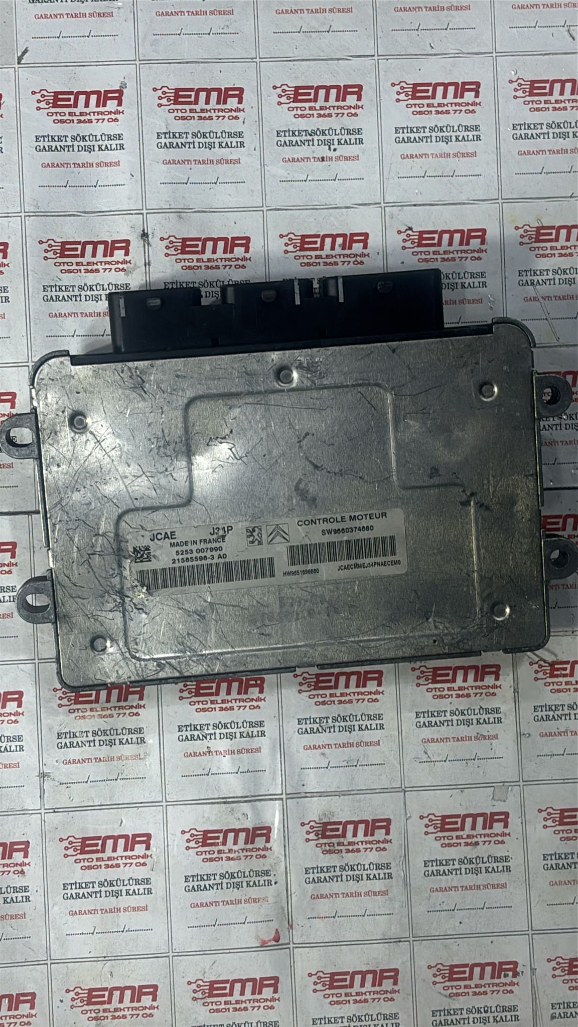 PEUGEOT-CİTROEN C2 C3 1.4 MOTOR BEYNİ 9660374680